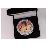 Elvis Aloha Silver One Troy Oz. Silver Eagle Coin