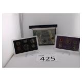 1971, 1987, 1991 Coin Proof Sets