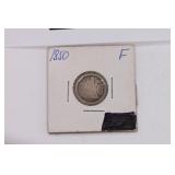 1850 Seated Liberty Dime Coin