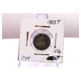 1857 Seated Liberty Half Dime