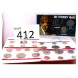 1972, 1980, 1990 Mint Sets, Kennedy Yrs Collection