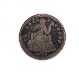1842 Sitting Liberty Half Dime