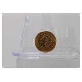 1907 Liberty Head $2.5 MS Gold Coin