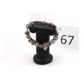 Pandora Sterling Silver Bracelet with Charms