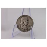 1954 Franklin 1/2 Dollar Silver Coin