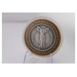 1966  $10 Caesars Palace Fine Silver Gaming Coin