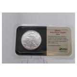 2004 Uncirc. Silver American Eagle Coin