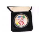 2000 Liberty Morgan Colored $1 Silver Coin