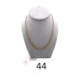 14K Yellow Gold Rope Chain Necklace