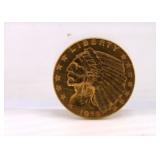 1929 Indian Head Gold $2.50 Quarter Eagle