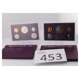 Two 1984 U.S. Coin Proof Sets