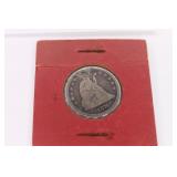 1876 Seated Liberty Silver Quarter