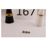 10K & 14K Yellow Gold Rings and Pendant