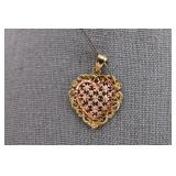 Beverly Hills Gold 14K Yellow Gold Heart Pendant