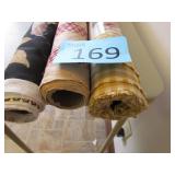 3 Small Bolts of Upholstery Material