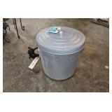 Small Metal Trash Can, Ash Holder, Feed Holder