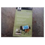 Wrought Iron Log Rack / Canvas Lot Tote