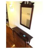 Nice Entry Table with Matching Mirror