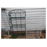 Two Metal Shelves
