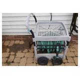 Water Hose Reel on Wheels
