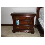 Two Cherrry Queen Anne Style Bedside Tables