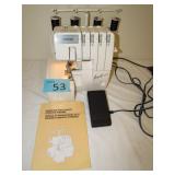 Brother Lock 929D Sewing machine with Book