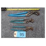 Three Pc Channel Lock Pliers