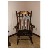 Virginia House Rocker with Gold Stenciling
