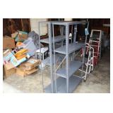 Two Metal Shelves