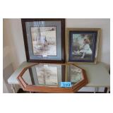 Two Wall Prints / Mirror