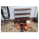 Metal Shelves / Flower Pots