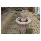 Concrete Water Fountain with Pump