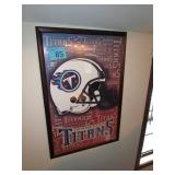 Titans Poster in Frame