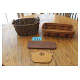 Longaberger Basket, Bread Brick, Trivet