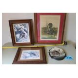 Framed Animal Wall Art Pieces