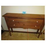 Nice Pine Storage Shelf with 2 Drawers