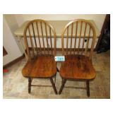 Two Wood Chairs