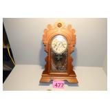 Walbury Clock Co. Wooden Mantle Clock