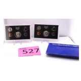Two 1969 U.S. Mint Proof Sets