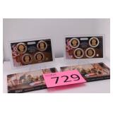 Two 2007 U.S. Mint Presidential $1Coin Proof Sets