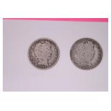 1894 & 1897 Barber Quarters