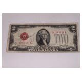 1928 Red Seal $2 Bill
