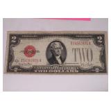 1928 Red Seal $2 Bill