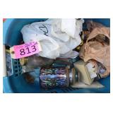 Light Bulbs, Ratchet Straps, Bit Set, Nails,