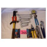 Pittsburgh Wrench Set, Tape Measure, Pliers