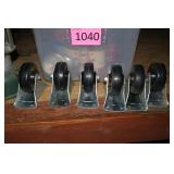 Nails, Rolling 4" Casters, Coleman Lantern