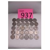 Thirty 1979 Susan B. Anthony Dollar Coins