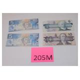 Vintage Canadian Paper Money Collection