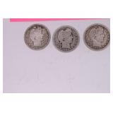 1906 & 1907 Barber Quarters