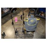 Chrome Platform Cart and Stairway Cart